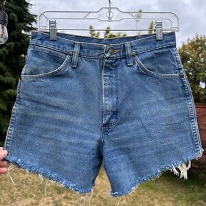 Vintage Wrangler Cutoffs Size 29